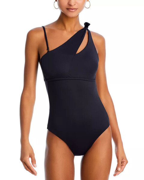 BECCA by Rebecca Virtue Asymmetric Cutout One Piece Swimsuit XS