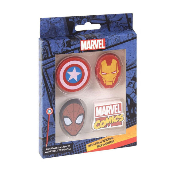 CERDA GROUP Marvel Eraser Character Shape 4 Units