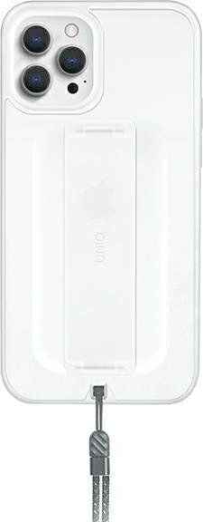 Чехол для смартфона Uniq для iPhone 12/12 Pro 6,1" - белый/натуральный с эффектом мороза, антимикробный.