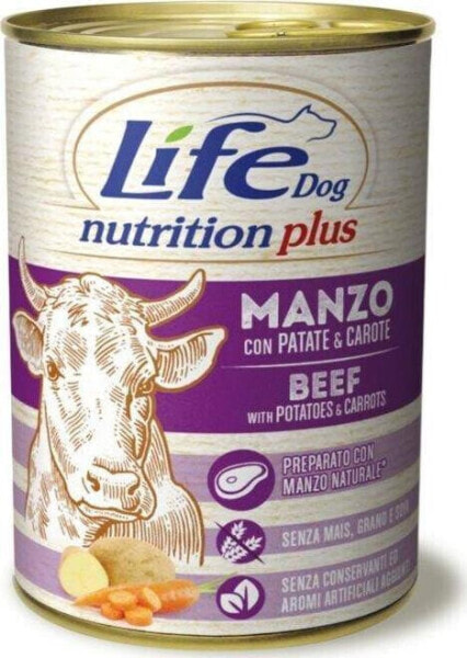 Life Pet Care LIFE DOG pusz.400g BEEF + POTATOES + VEGETABLES /24