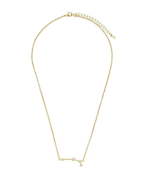 Women's When Stars Align Constellation Necklace in 14k Gold Plate