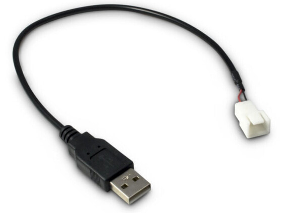 Inter-Tech 88885450 кабельный разъем/переходник USB 3pin Черный