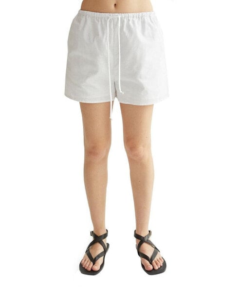 Women's Delphi Linen Blend Drawstring Shorts