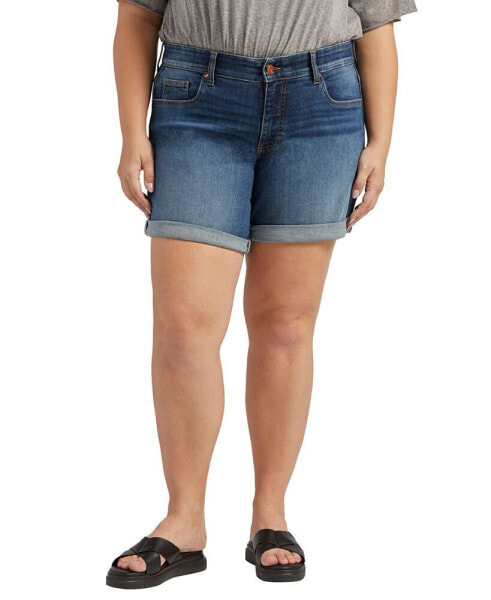 Plus Size Alex Mid Rise Boyfriend Shorts