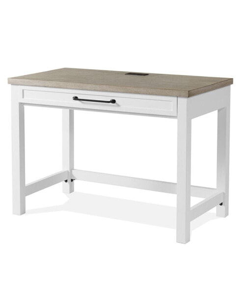 Finn 42" Wood Drop Front Drawer Writing Desk