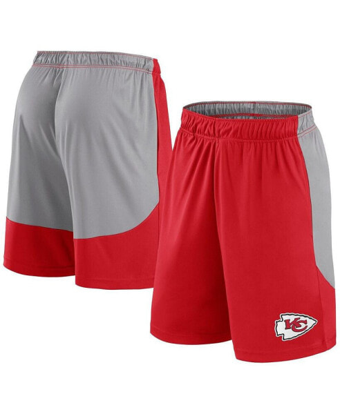 Men's Red Kansas City Chiefs Big and Tall Team Logo Shorts