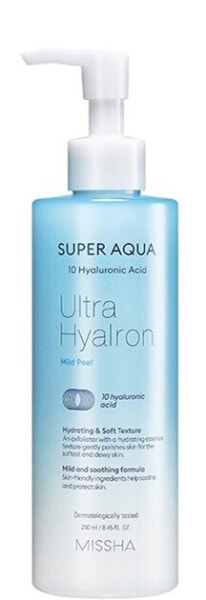 Moisturizing peeling gel for the face Super Aqua Ultra Hyalron (Mild Peel) 250 ml