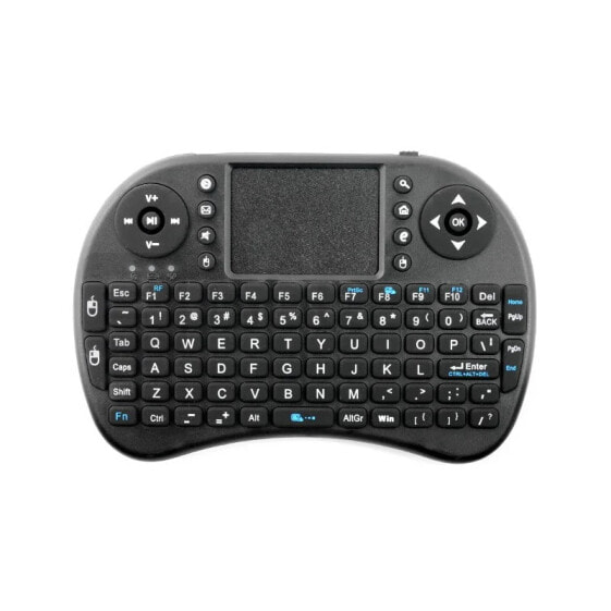 Wireless keyboard + touchpad Mini Touch - black - AAA batteries