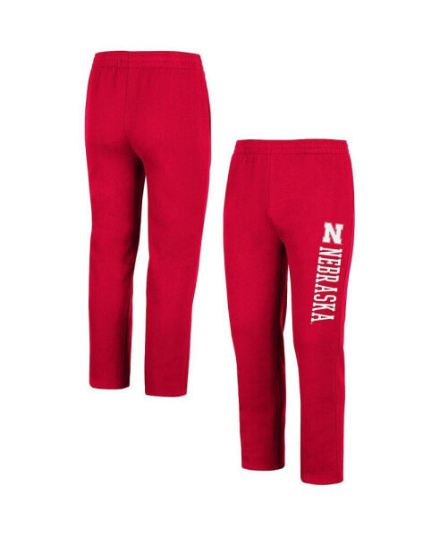 Men's Scarlet Nebraska Huskers Fleece Pants
