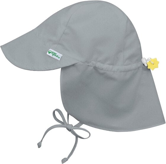 i play. by green sprouts 239147 Baby Girls Sun Hat Solid Gray Size 0-6 Months