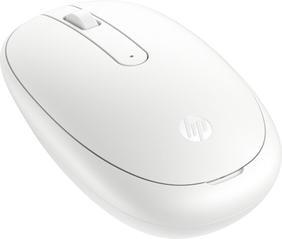 HP 240 Lunar White Bluetooth Mouse - Ambidextrous - Optical - Bluetooth - 1600 DPI - White