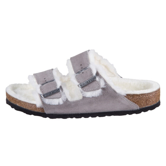 Шлепанцы Birkenstock Аризона с овечьим мехом