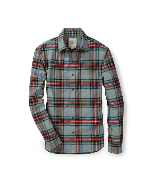 Men's Organic Brushed Flannel Button Down Shirt