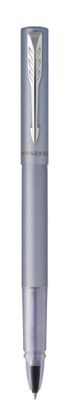 Ручка шариковая Parker Vector XL Металлическая серебристо-синяя C.C. Rollerball F