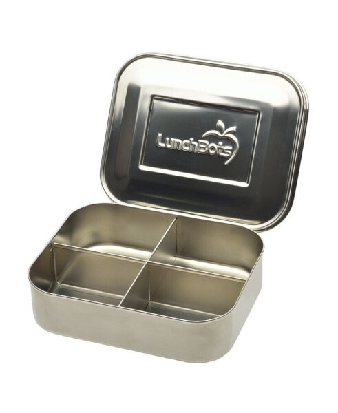 Stainless Steel Bento Lunch Box 4 Sections