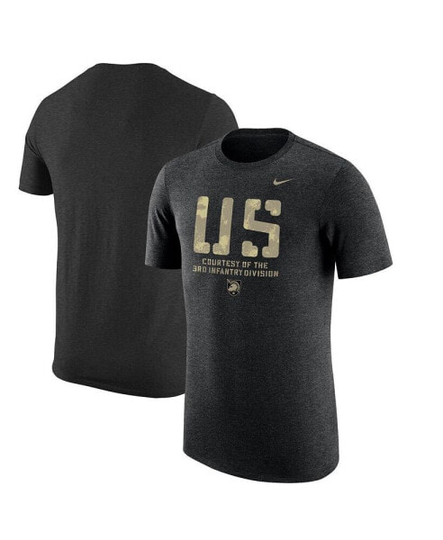 Men's Black Army Black Knights 2023 Rivalry Collection Courtesy of Club Tri-Blend T-shirt