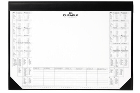 Durable Desk Mat With Paper Inlay - Black - Foam - PVC - 590 mm - 420 mm - 1 pc(s)