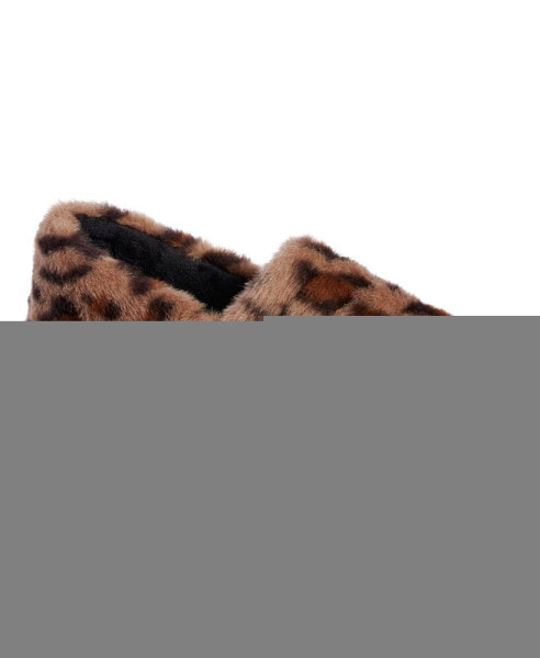 Women's Memory Foam Shay Faux Fur A-Line Slip On Comfort Slippers