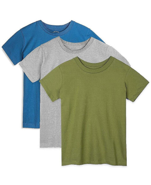 Toddler Girls 3pk Fair Trade Organic Cotton Classic Fit Tees