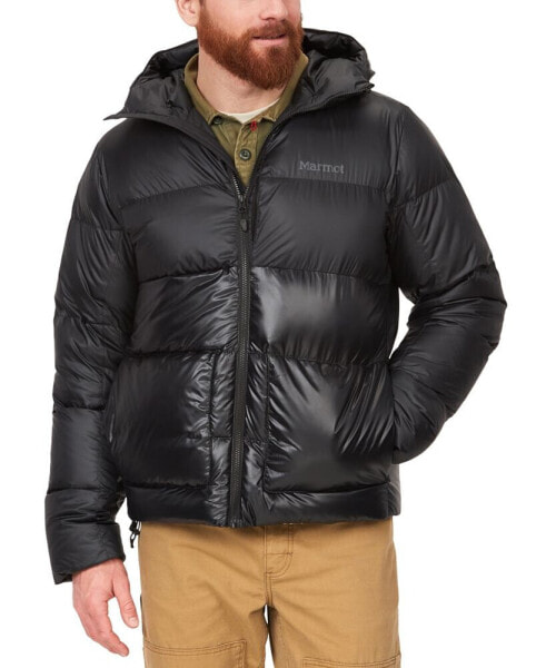 Men's Guides Quilted Full-Zip Hooded Down Jacket