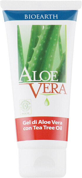 Reinigendes und kühlendes Gesichtsgel mit Aloe Vera und Teebaumöl