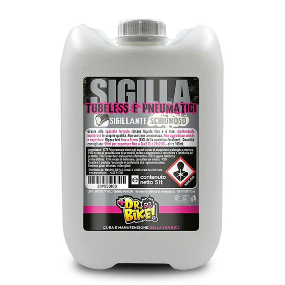 Жидкость для бескамерных покрышек DR BIKE CICLO Foam Sealant 5L