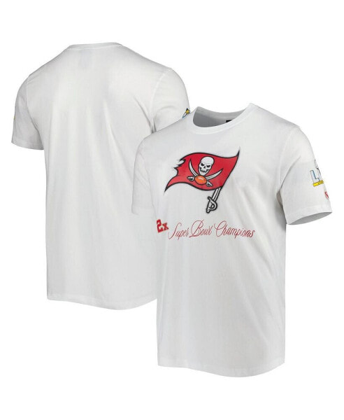 Men's White Tampa Bay Buccaneers Historic Champs T-shirt