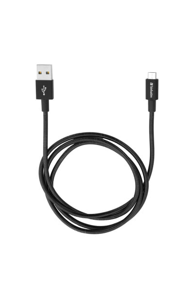 Verbatim Micro USB Sync & Charge Cable 100cm Black - 1 m - USB A - Micro-USB A - Male/Male - Black