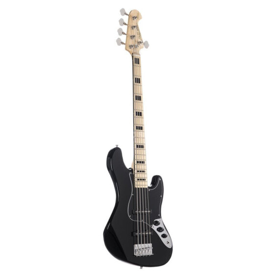 J & D JB Vintage 1975 5-String Electric Bass (Black)