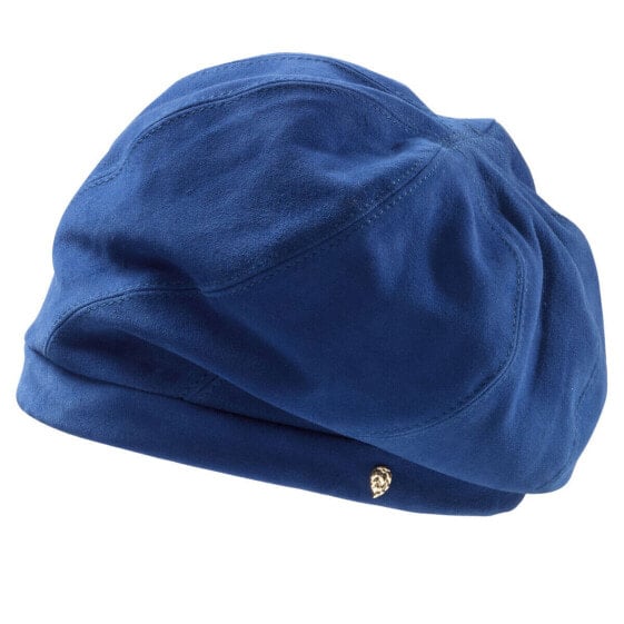 Zizana Beret by Helen Kaminski 302455 Suede Blue Beret Hat One size