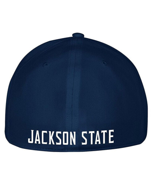 Men's Navy Jackson State Tigers Iso-Chill Blitzing Accent Flex Hat