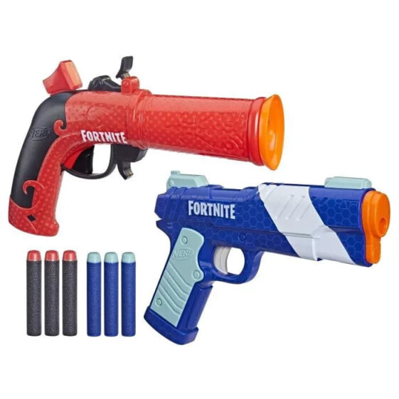 Fortnite Dual Pack -Nerv, umfasst 2 Blastersnerv, 6 Schaumschaum -Dart -Elite -Nerven