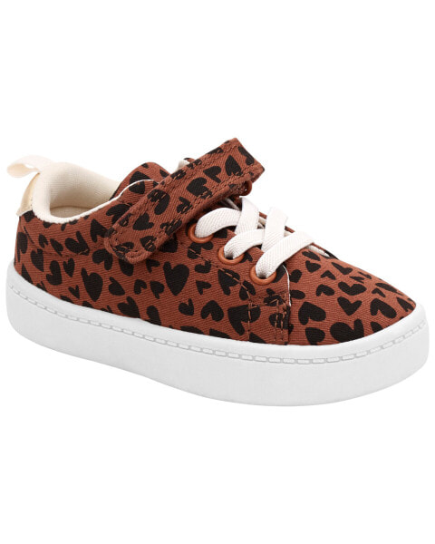 Toddler Heart Leopard Sneakers 4