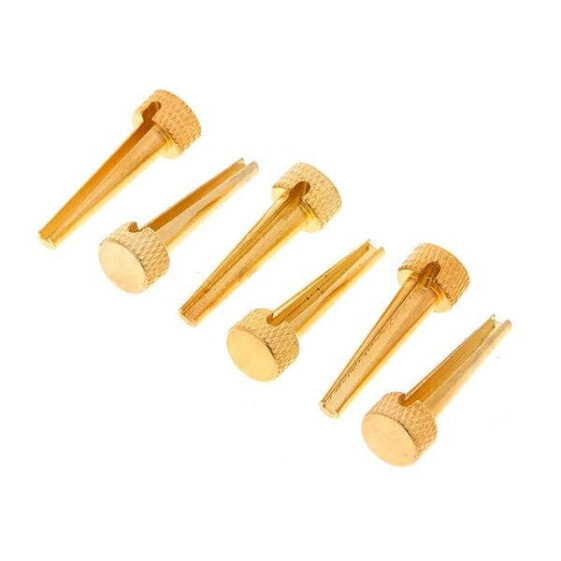 dAndrea Bridge Pins Solid Brass Flat