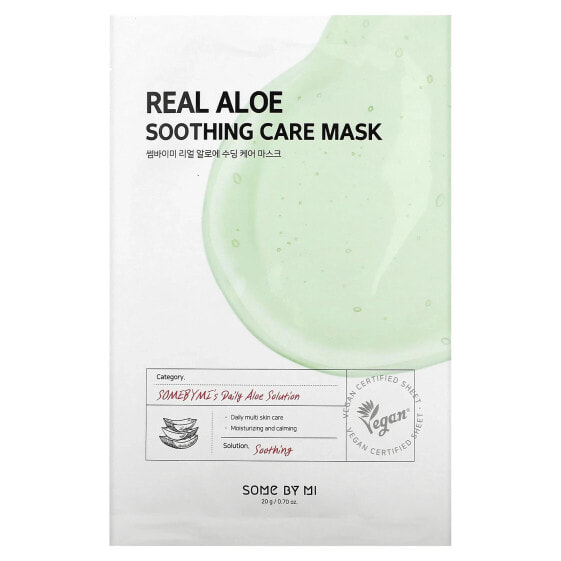 Real Aloe, Soothing Care Beauty Mask, 1 Sheet, 0.70 oz (20 g)