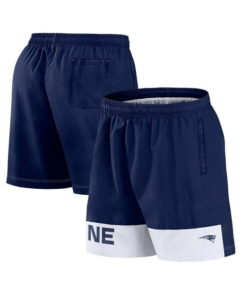 Men's Navy New England Patriots Elements Shorts