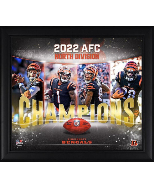 Cincinnati Bengals 2022 AFC North Division Champions 15'' x 17'' Collage