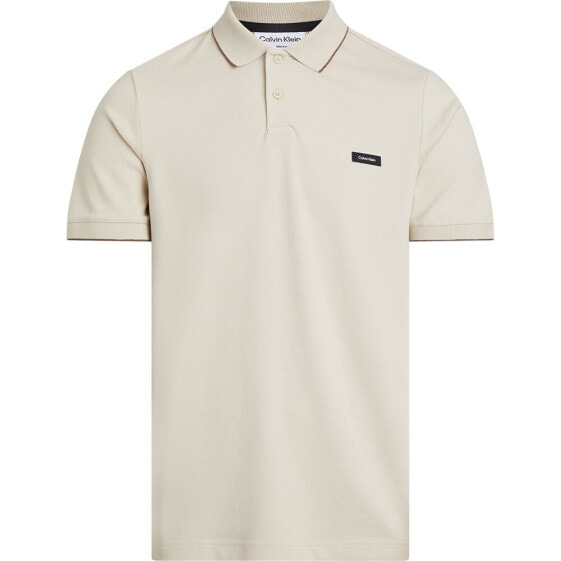 CALVIN KLEIN Stretch Pique Tipping short sleeve polo