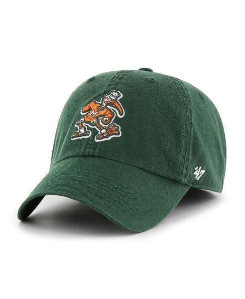 Men's Green Miami Hurricanes Franchise Fitted Hat