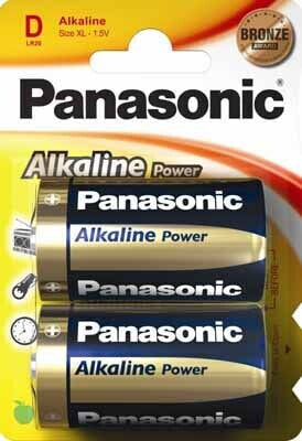 Panasonic Alkaic Battery LR20APB Blister 2 ПК.
