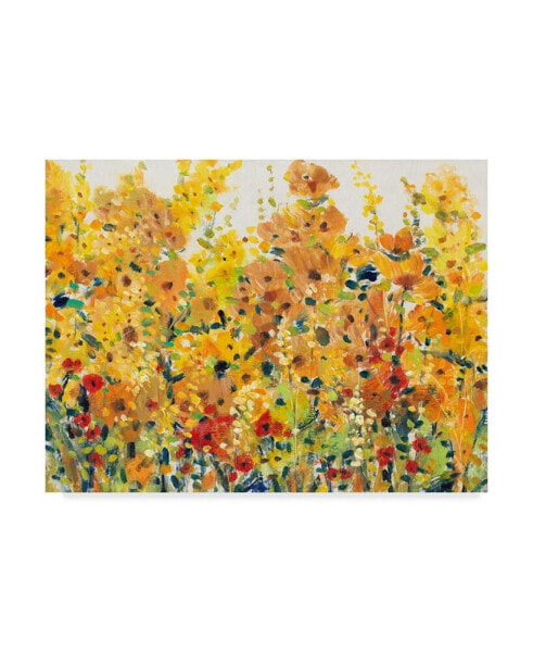 Tim Otoole Golden Summer Garden I Canvas Art - 37" x 49"