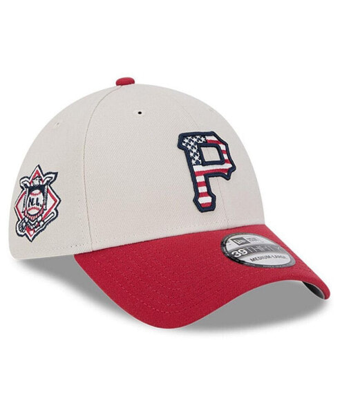 Men's Red Pittsburgh Pirates 2024 Fourth of July 39THIRTY Flex Hat