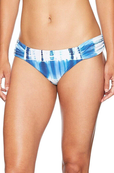 Lucky Brand Women's 169460 Costa Azul Side Sash Hipster Bikini Bottom Size M