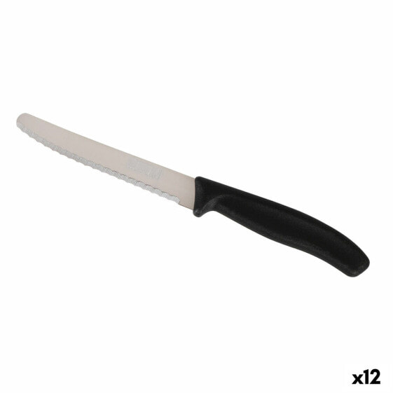 Набор ножей Quttin Чёрный Серебристый 6 Предметы 21,2 cm (12 штук)