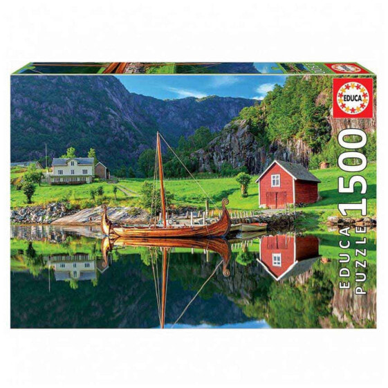 EDUCA BORRAS 1500 Pieces Boat Viking Puzzle