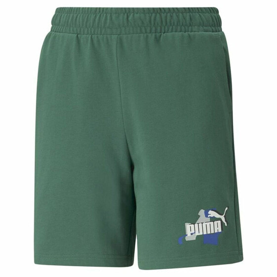 Спортивные шорты для мальчиков Puma Puma Essentials+ Street Art Зеленый
