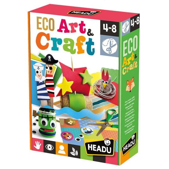 Развивающая игра Headu Eco Art & Craft для детей