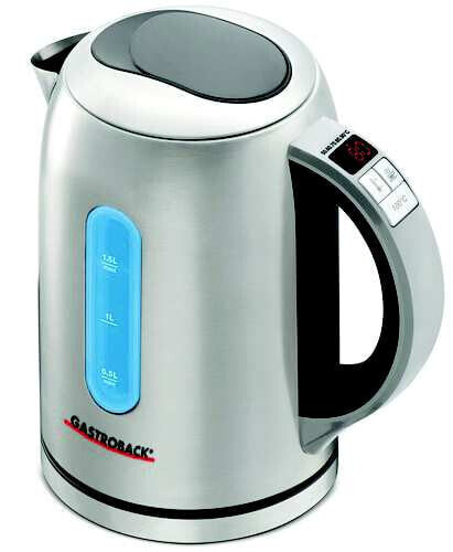 Gastroback Vision Pro - 1.5 L - 2400 W - Stainless steel - Adjustable thermostat - Water level indicator - Overheat protection