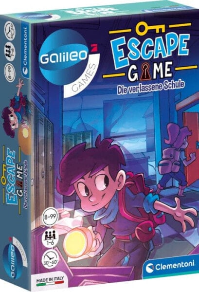 Настольная игра для компании Clementoni Galileo Escape Die verlassene Schule