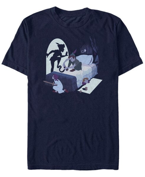 Disney Men's Peter Pan Pan's Shadow Trap Short Sleeve T-Shirt